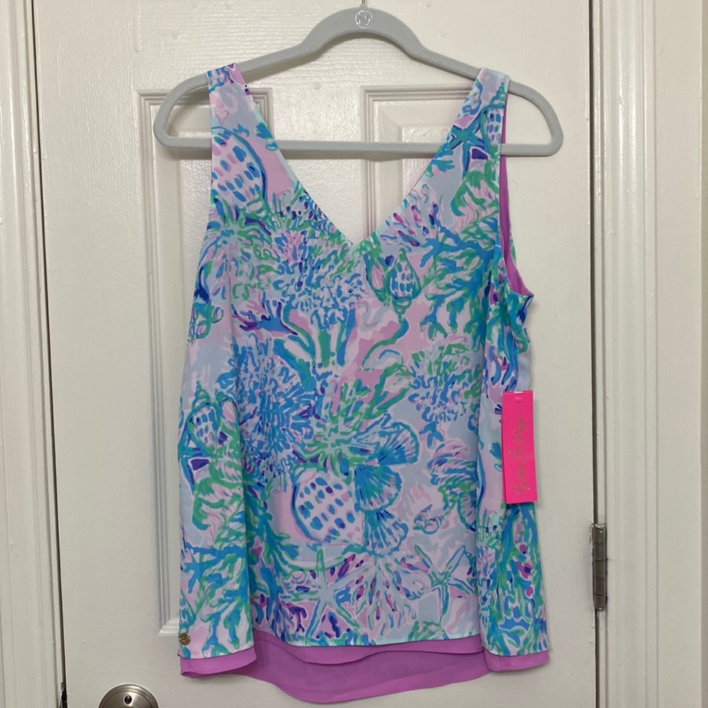 NWT Lilly Pulitzer Florin Sleeveless V-Neck